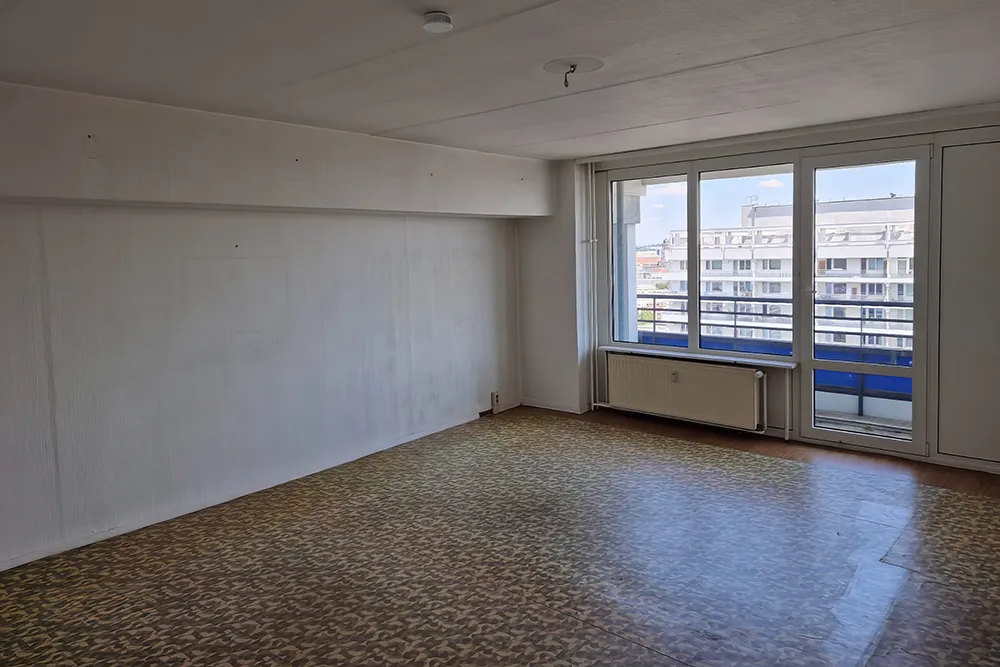 Wohnungsauflösung Berlin Mitte 12 Stock Wohnzimmer nachher