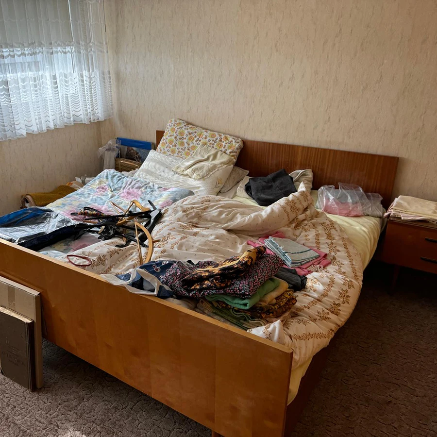 Haushaltsauflösung Berlin Lichtenberg Schlafzimmer vorher